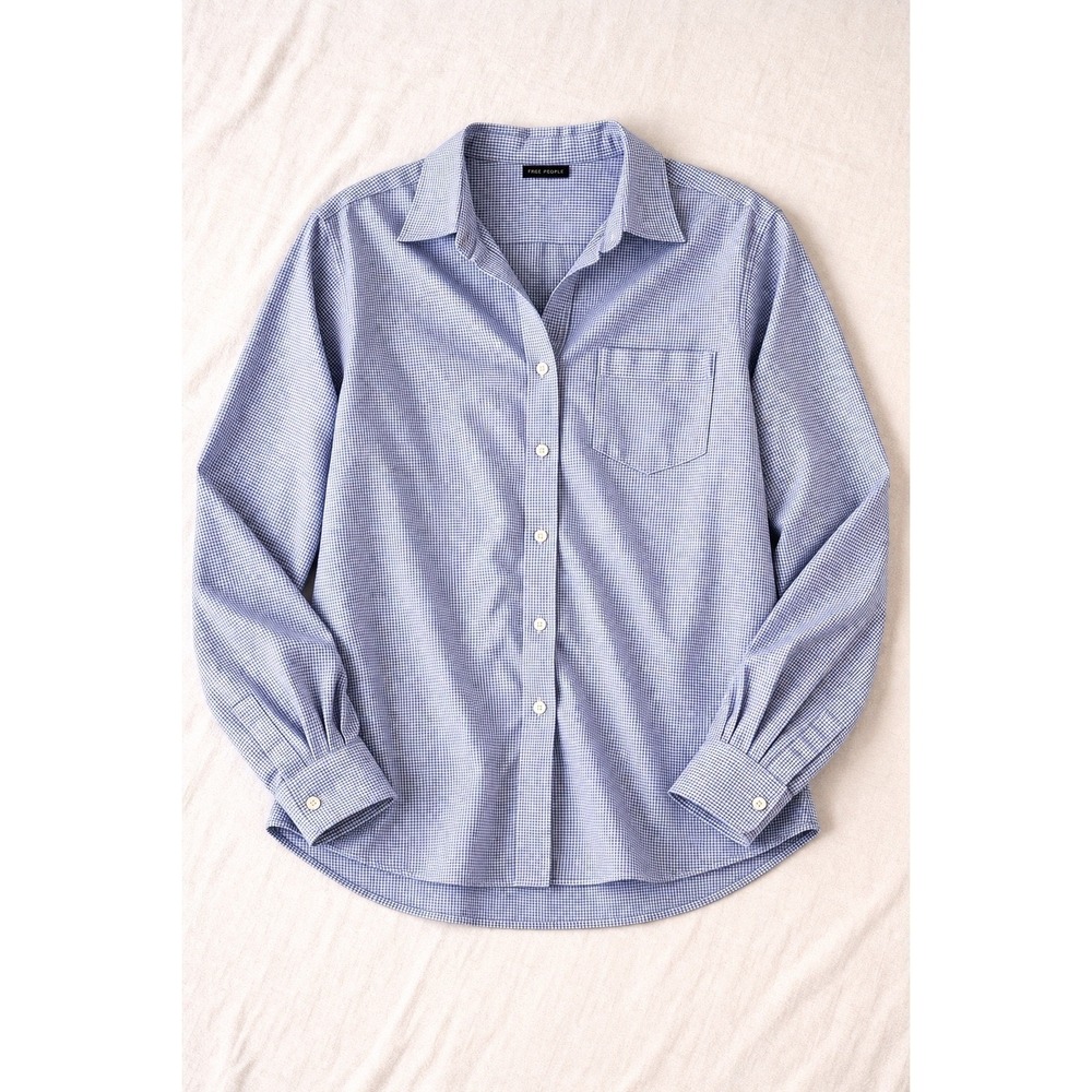 Peter Millar Mens Purple White Gingham Check Button Down Shirt Size 17 43cm L - Picture 1 of 8